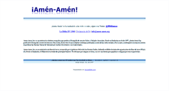 Desktop Screenshot of amen-amen.net