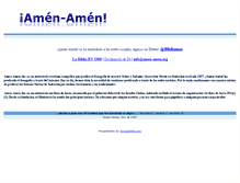 Tablet Screenshot of amen-amen.net